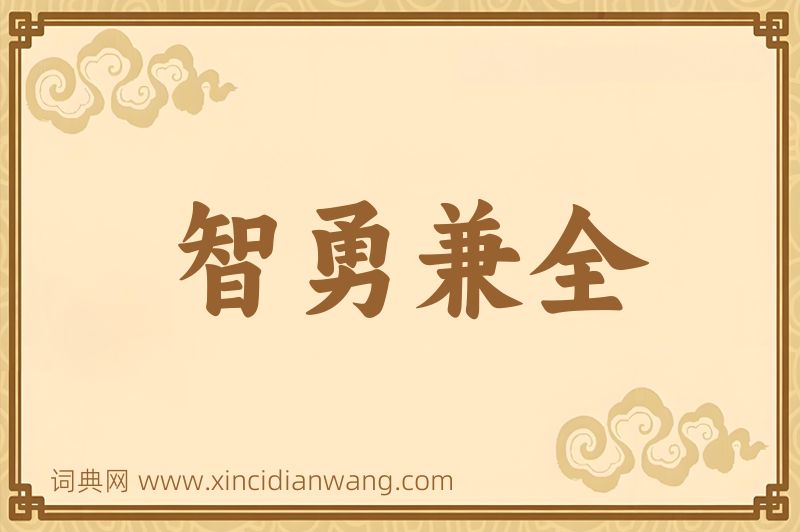 成语智勇兼全图片
