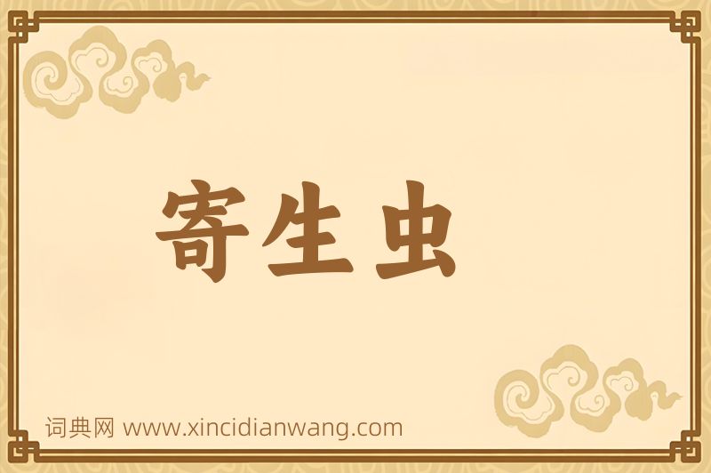 成语寄生虫图片