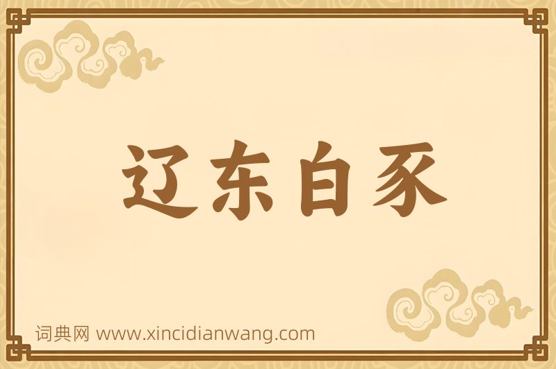 成语辽东白豕图片