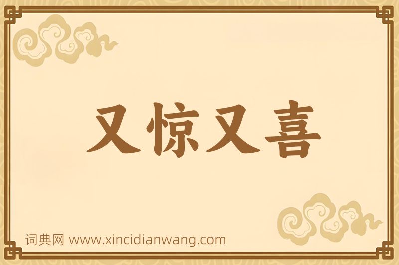 成语又惊又喜图片