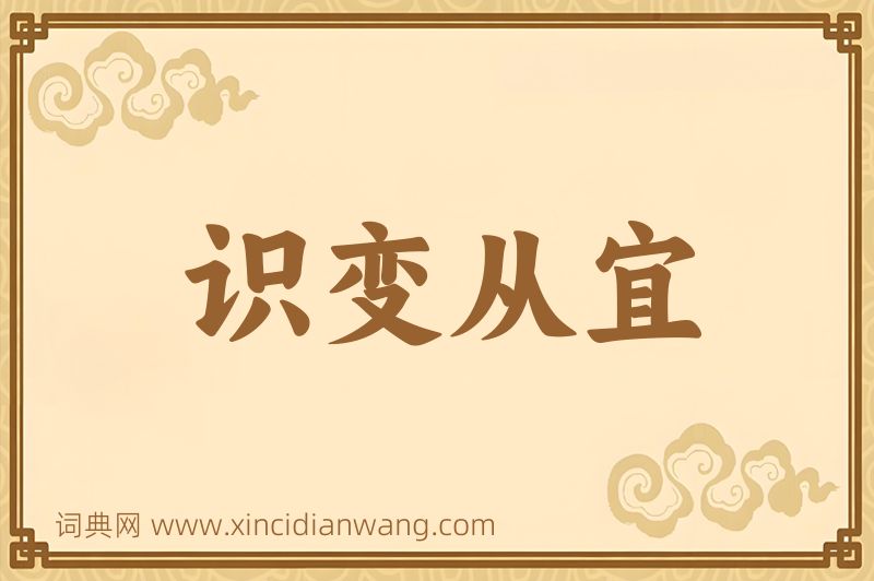 成语识变从宜图片