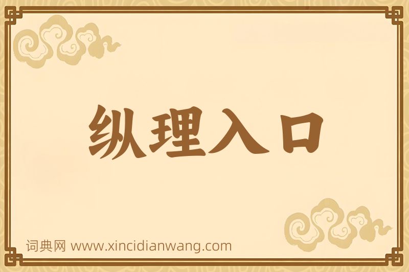 成语纵理入口图片