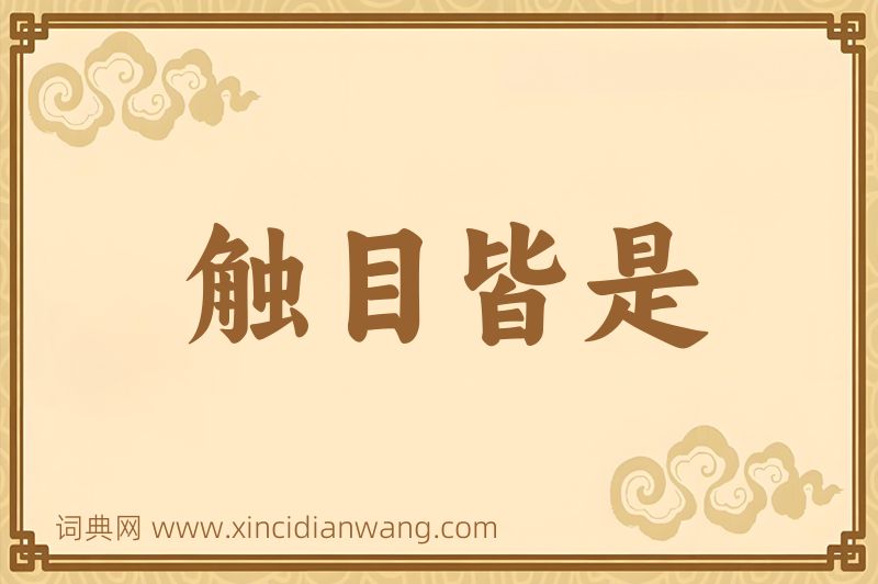 成语触目皆是图片