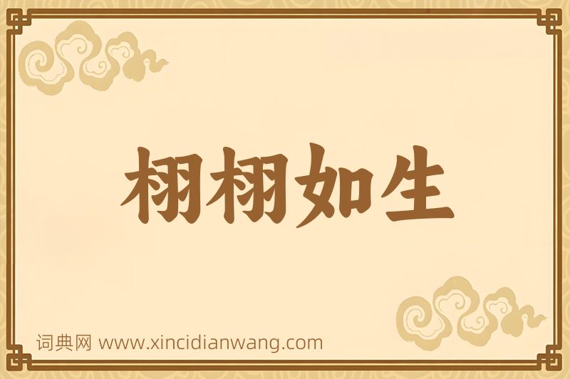 成语栩栩如生图片